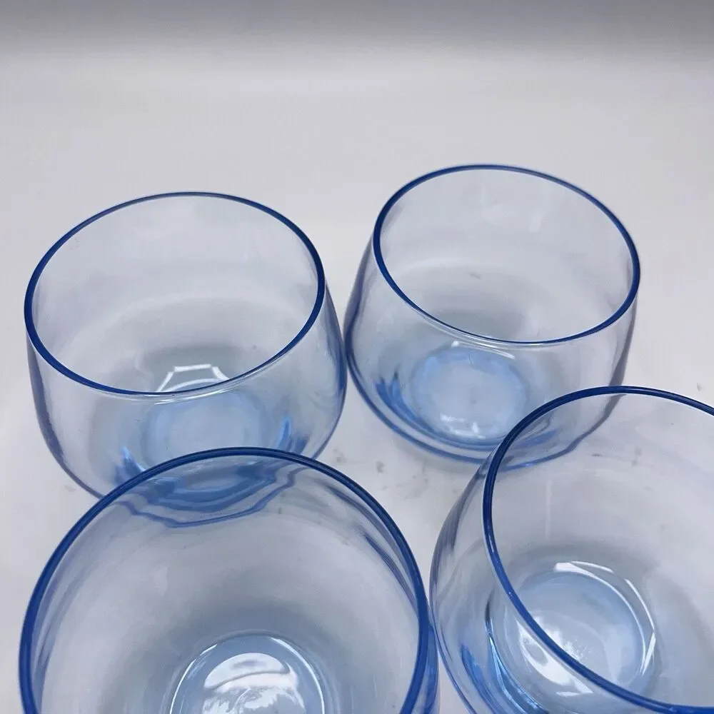 Blue Hue Bar Glasses Set Of 5